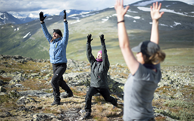 Yogavandring i Laponia